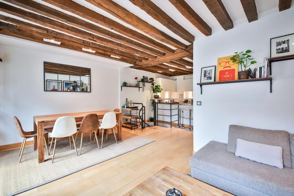 Apartamento Typical Parisian Duplex#4Pers#Le Marais Exterior foto