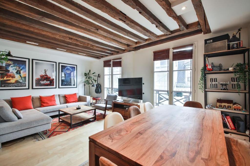Apartamento Typical Parisian Duplex#4Pers#Le Marais Exterior foto