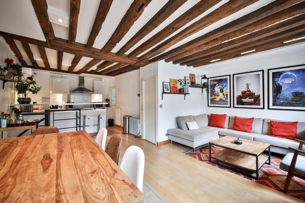 Apartamento Typical Parisian Duplex#4Pers#Le Marais Exterior foto