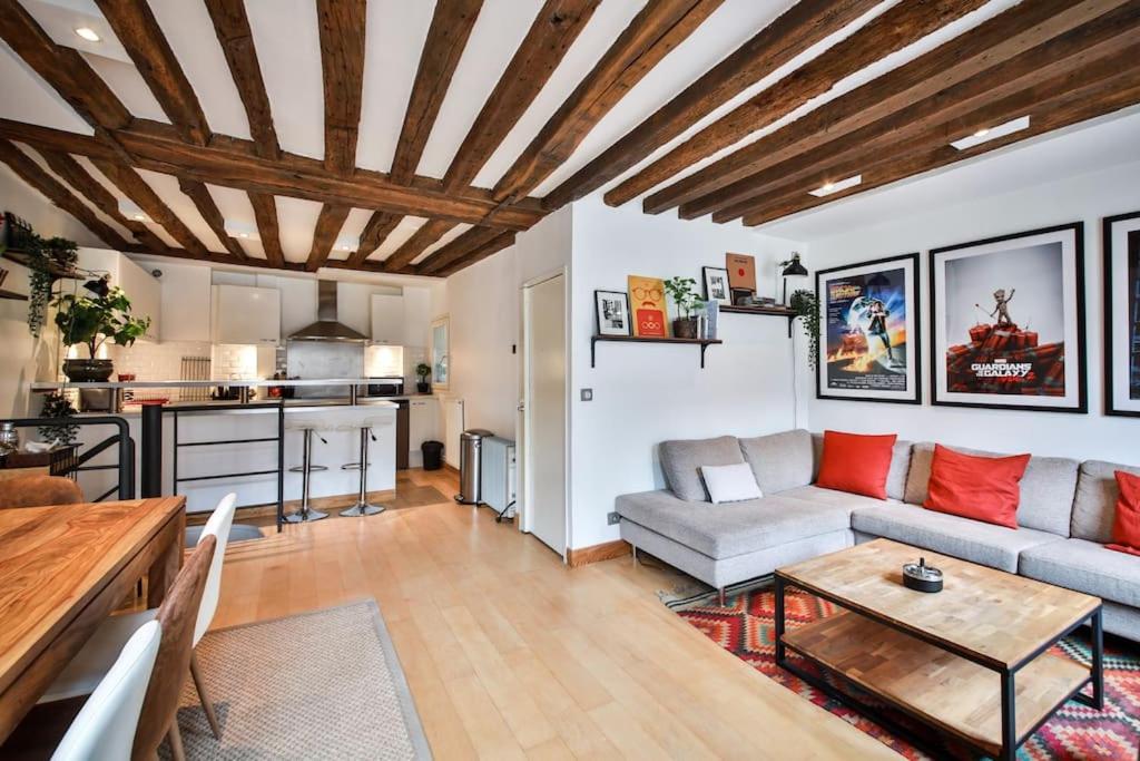 Apartamento Typical Parisian Duplex#4Pers#Le Marais Exterior foto