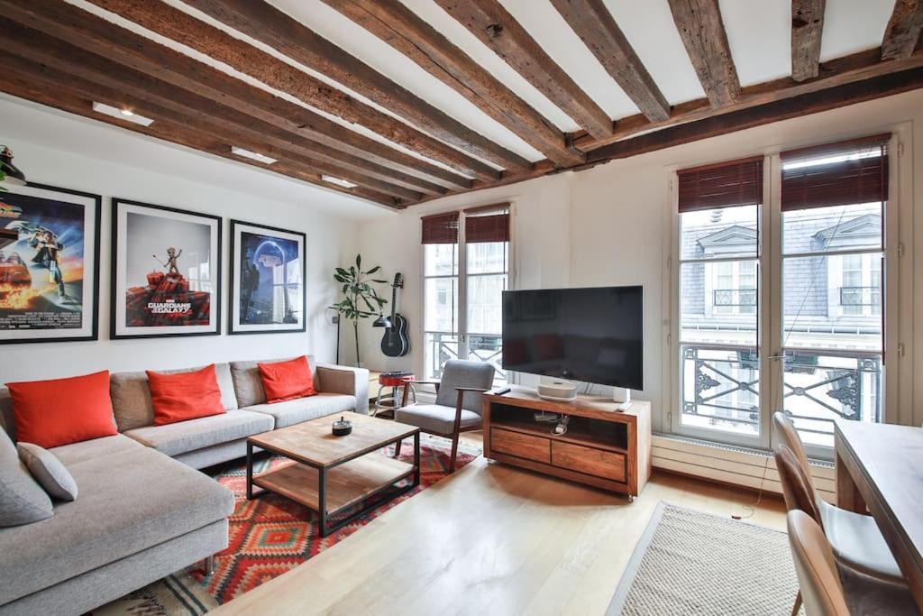 Apartamento Typical Parisian Duplex#4Pers#Le Marais Exterior foto